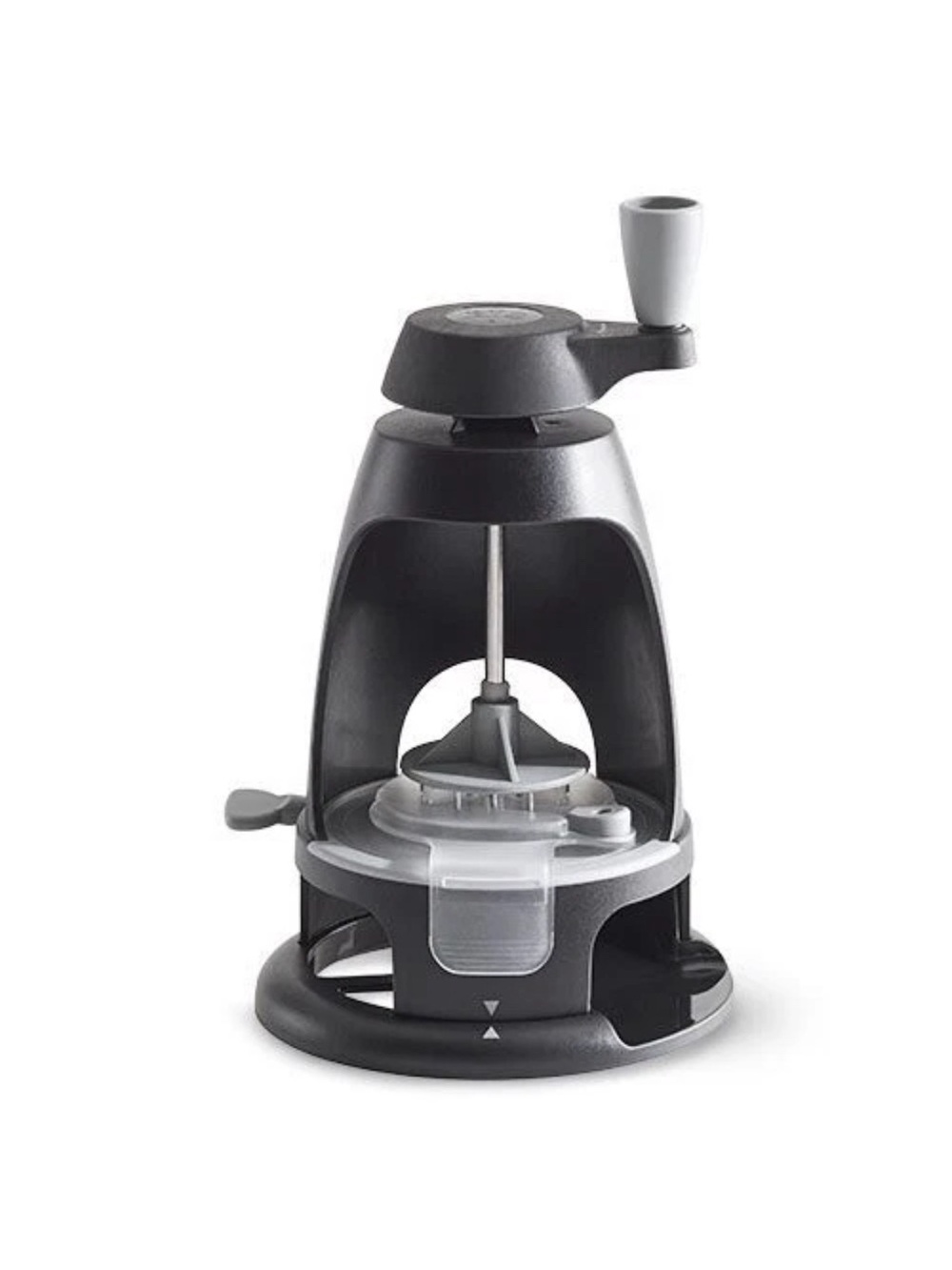 The Pampered Chef Black and Gray Rotary Spiralizer & Food Chopper